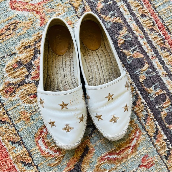 GUCCI 🤩 ESPADRILLES EMBROIDERED BEE SZ 39 - Picture 8 of 8